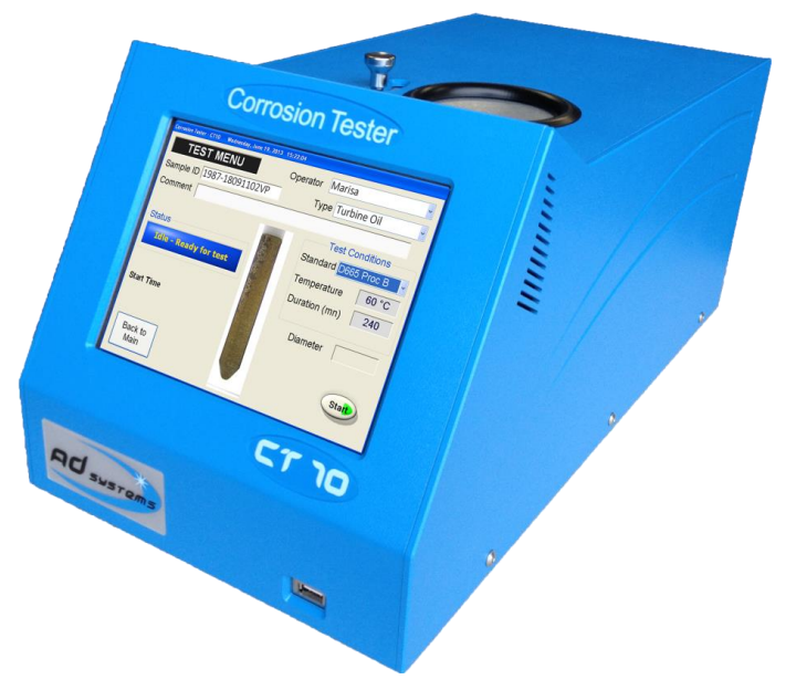 CT10 &mdash; автоматический анализатор коррозии стали по ASTM, NACE, ISO 